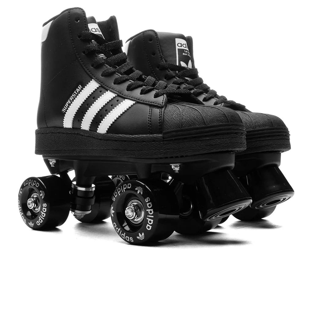 Womens Superstar 82 Skate Core Black Cloud White Silver Metallic