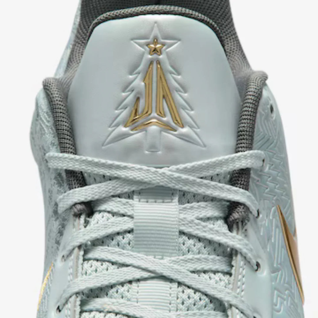 Tênis Nike Ja 2 Tree Top Light Silver and Metallic Gold