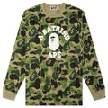 ABC Camo College L S Tee Green