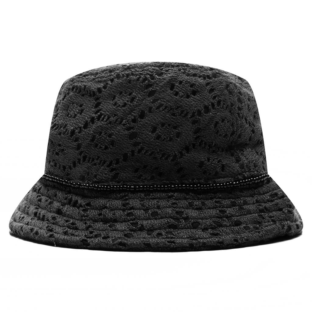 Friendship Crochet Bucket Hat Black