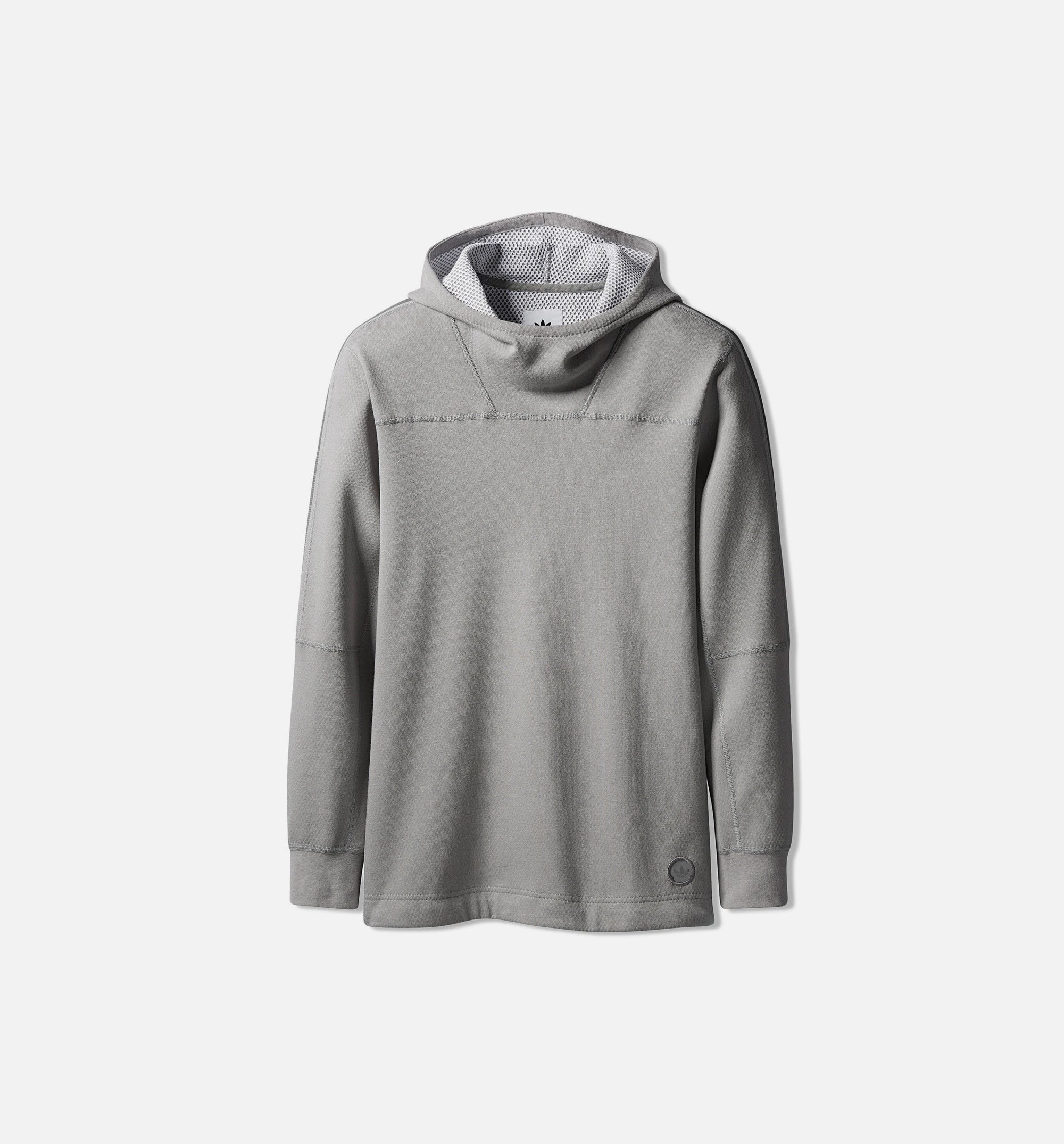 Bonded Linen Mens Hoodie Grey