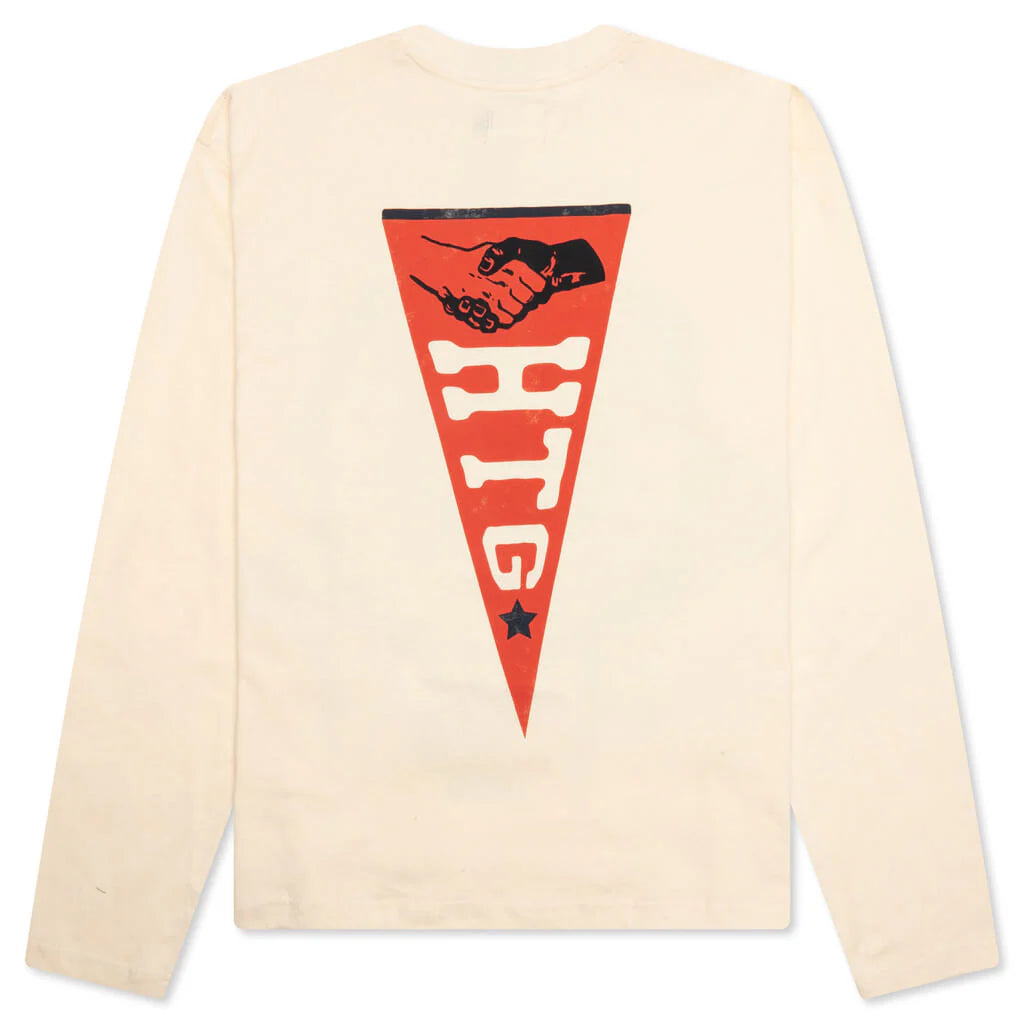 HTG Seal Logo L S Tee Bone