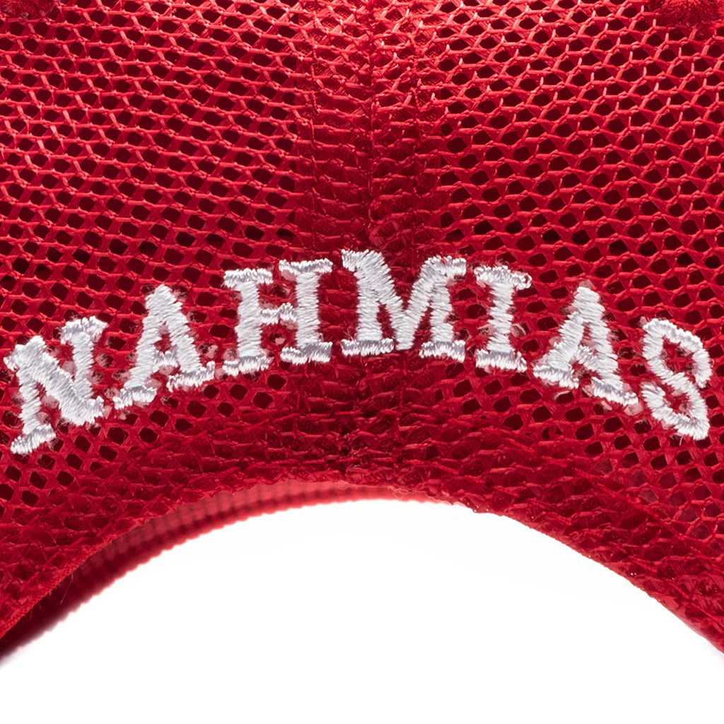 Miracle Academy Corduroy Trucker Hat Cherry