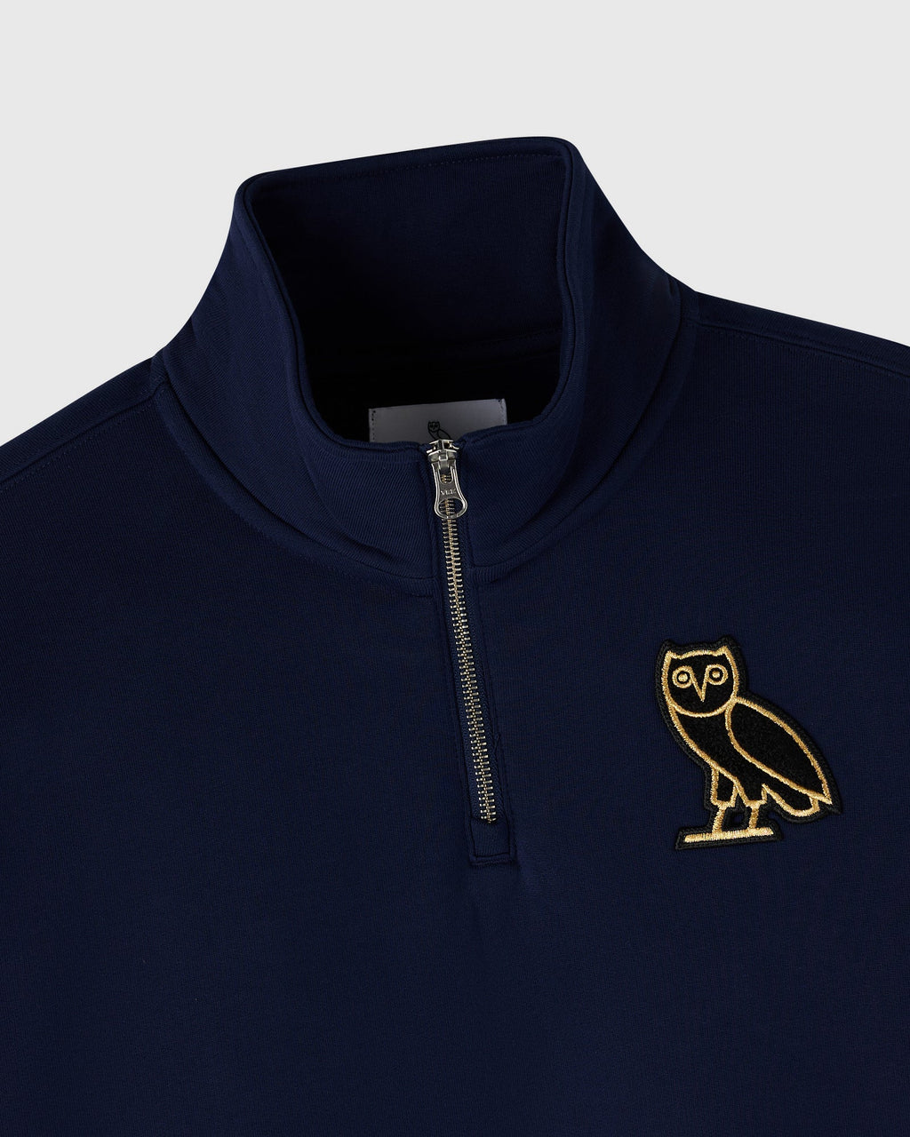 Signature Quarter Zip Mockneck Night Owl Navy
