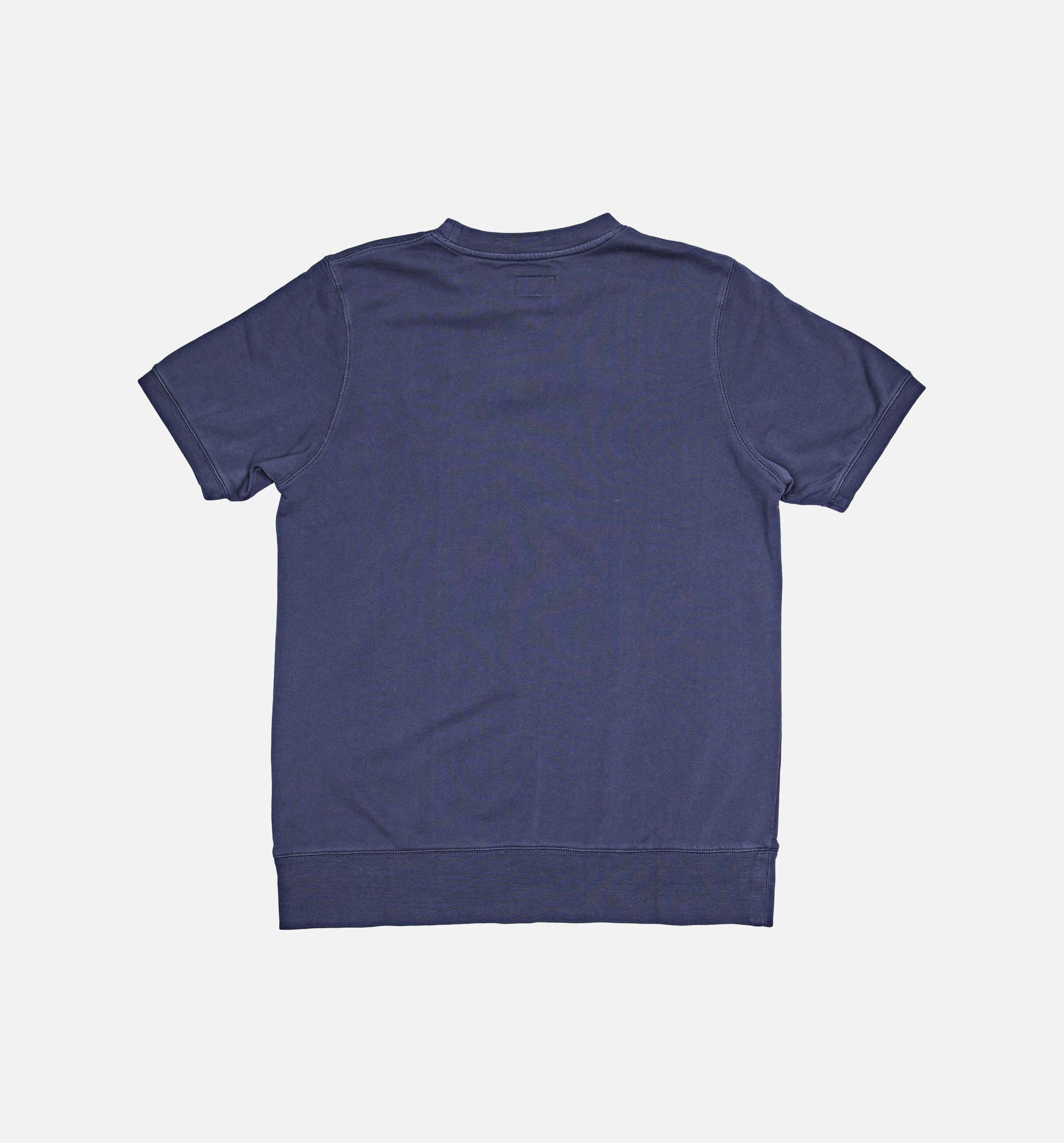 Stock Short Sleeve Crew Shirt Mens T Shirt Indigo