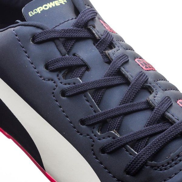 PUMA Evopower 42 FG JR Firm Ground Youth Soccer Cleats Peacoat White Bright Plasma