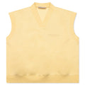 Womens V Neck Vest Light Tuscan