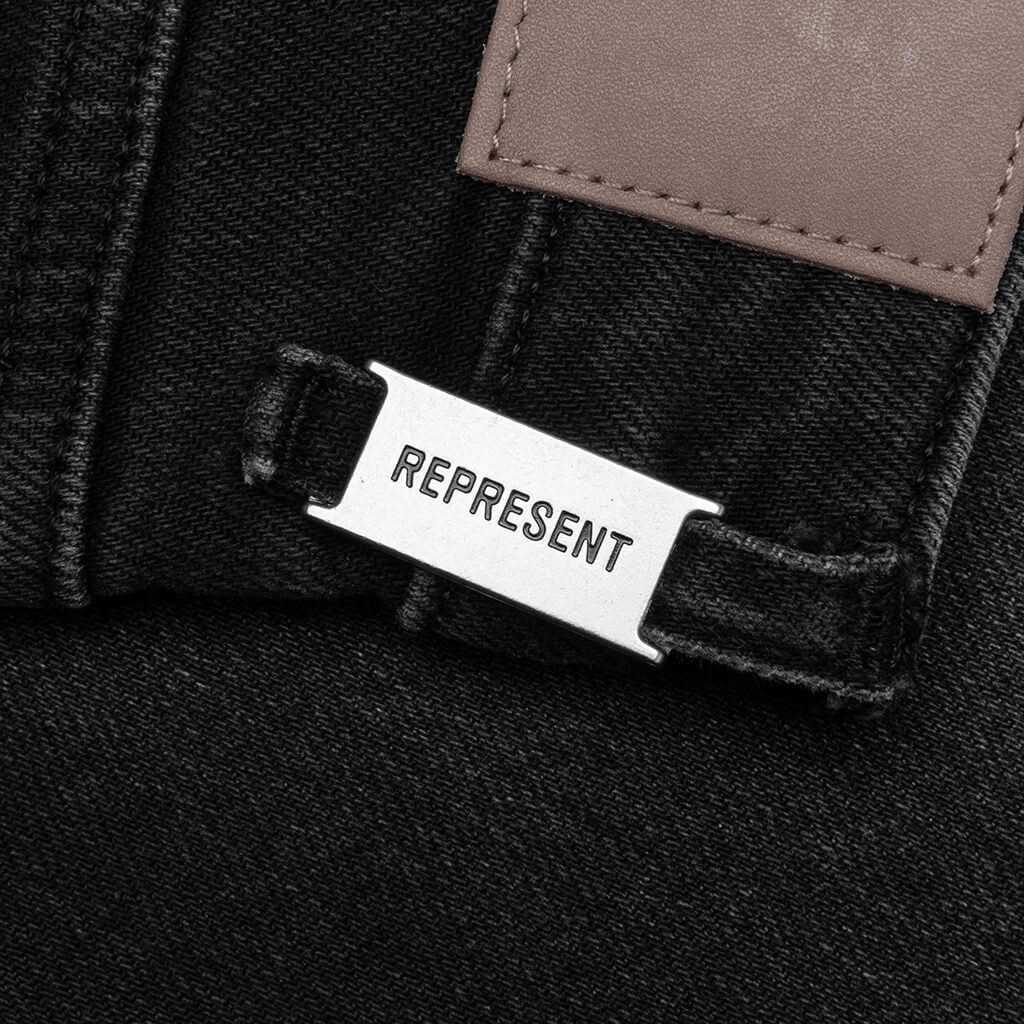 Boot Cut Denim Aged Black