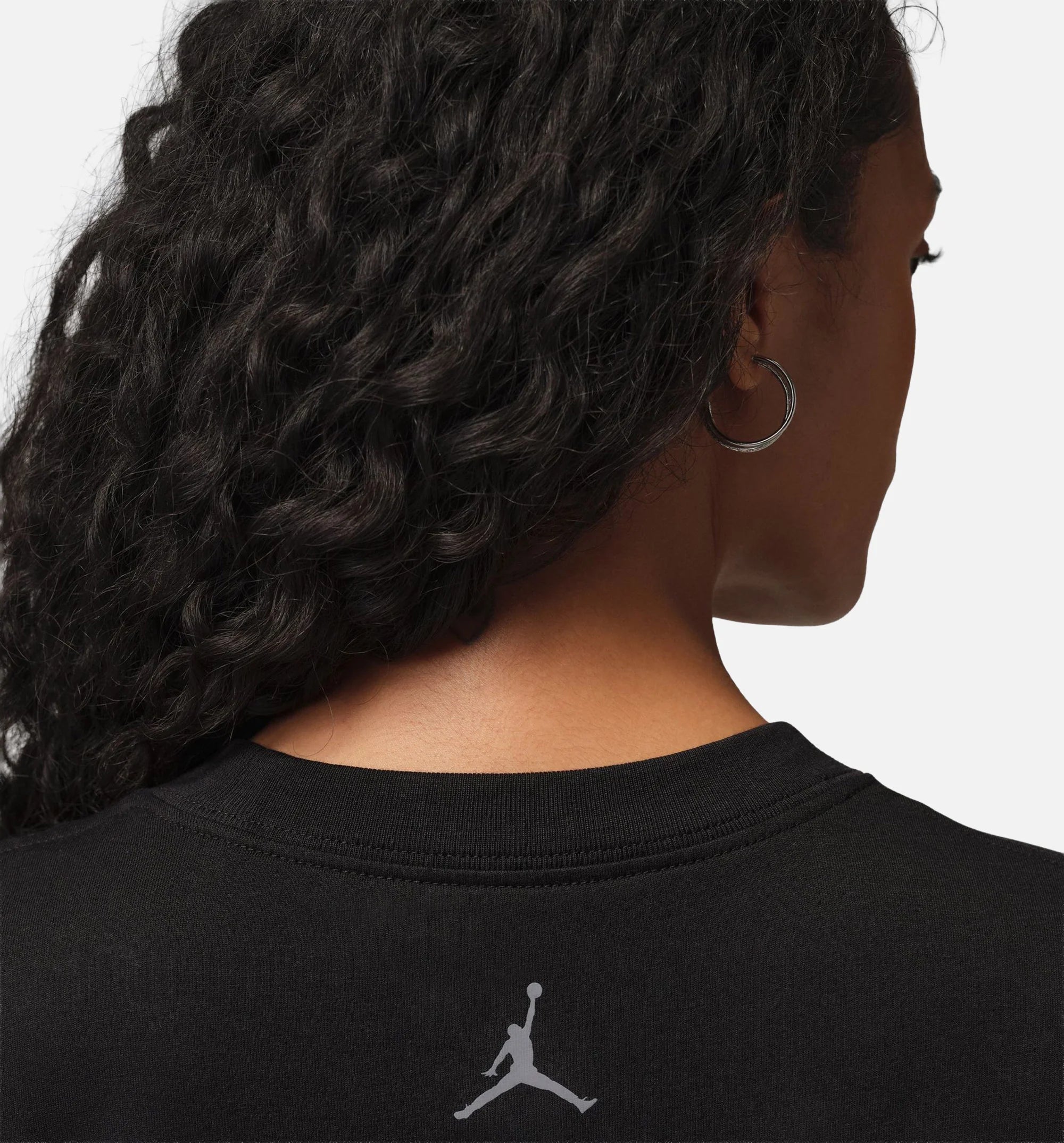 Flight Graphic Womens Short Sleeve Shirt Black Smoke Grey