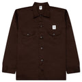 Smokey Twill Shirt Brown