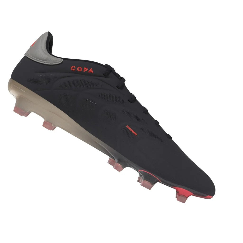 adidas Copa Pure 2 Elite Firm Ground Soccer Cleats Black Platin Metallic Turbo