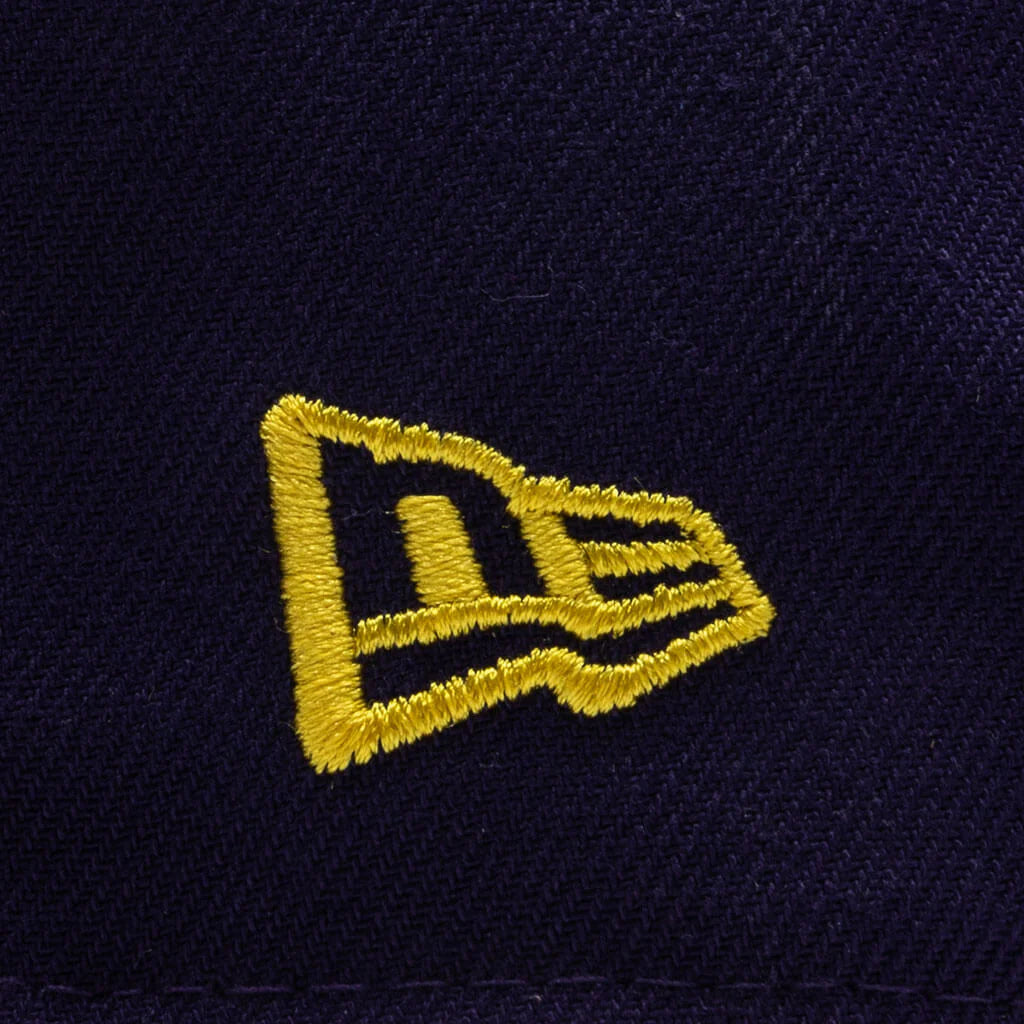 Feature x New Era 59FIFTY Collegiate F Purple Yellow