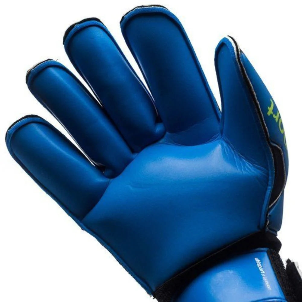 Uhlsport Eliminator Soft RF Competition Goalkeeper Gloves Black Blue Power Green