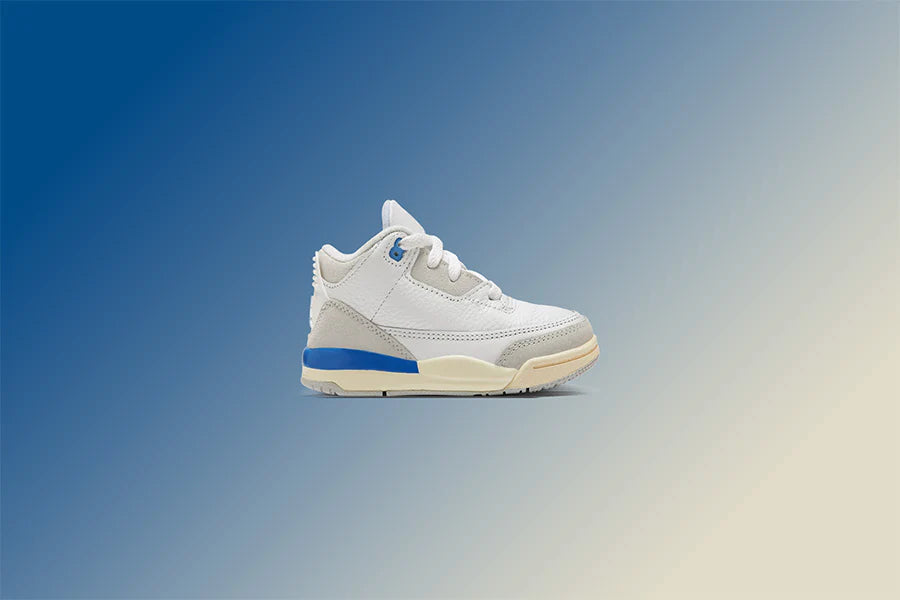 Air Jordan 3 Retro Lucky Shorts TD Summit White Hydrogen Blue Legend Blue