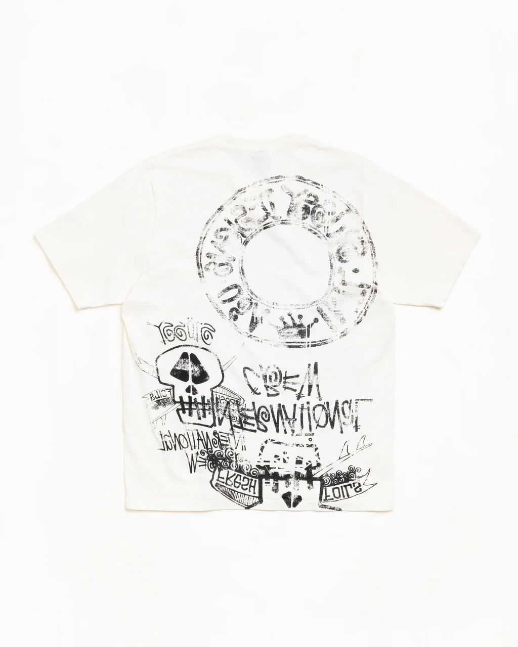SKULLS TEE PIGMENT DYED