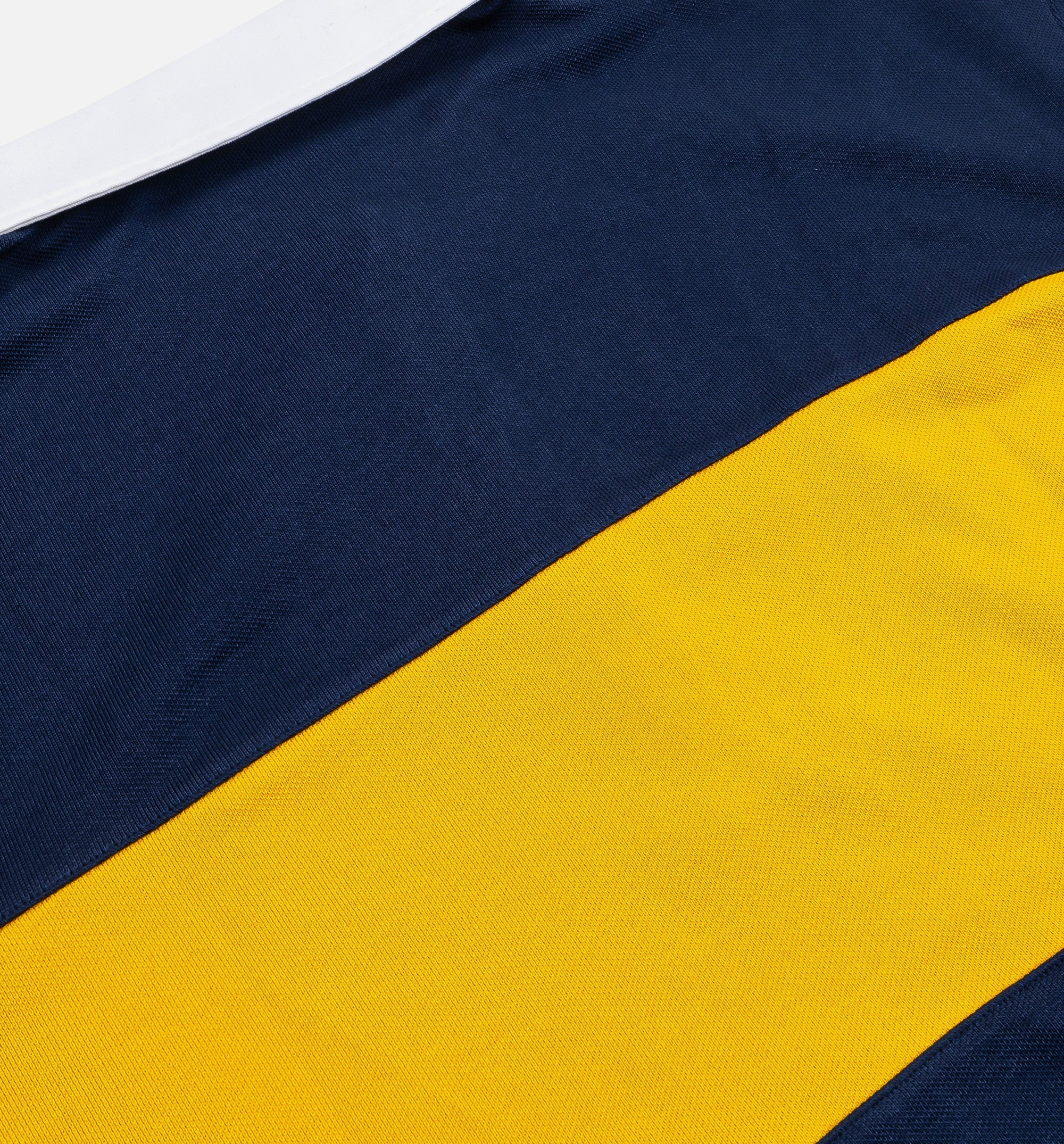 NSW Oversized Polo Top Womens Short Sleeve Shirt Midnight Navy Dark Sulphur White White