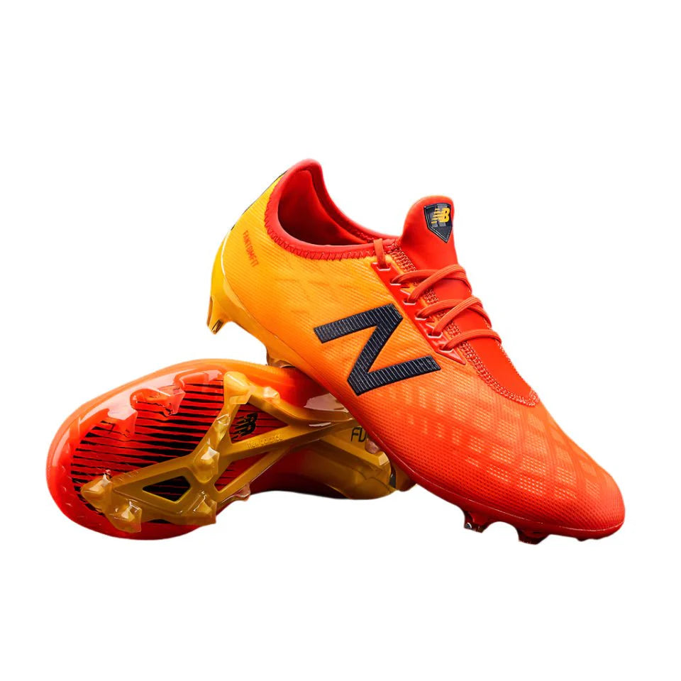 New Balance Furon 40 Pro FG Firm Ground Soccer Cleats Flame Azteca Gold