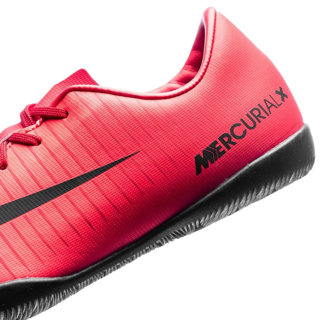 Nike Jr MercurialX Vapor XI IC Indoor Soccer Shoes Fire Red Black