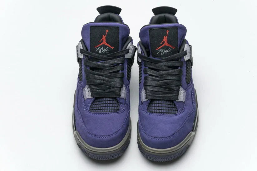 Travis Scott x Air Jordan 4 Retro Purple Suede Black Midsole