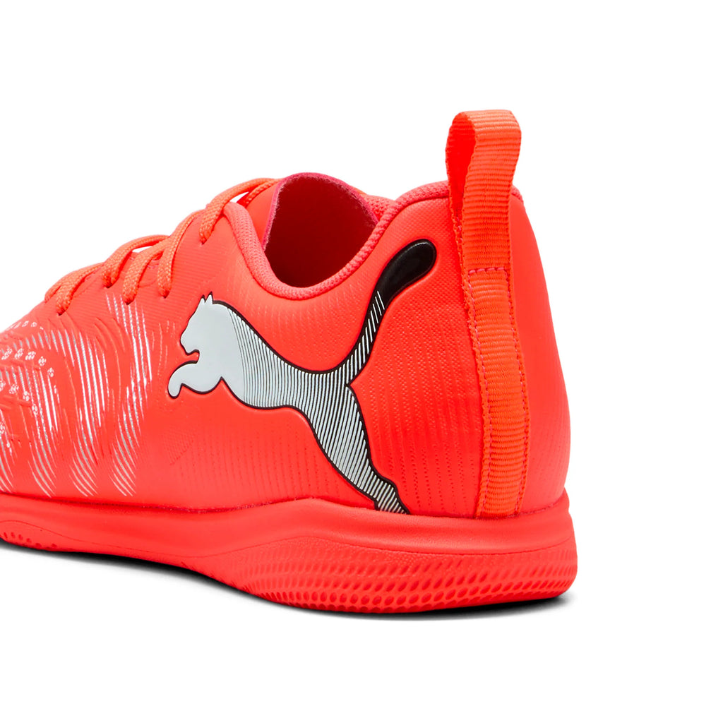 PUMA Future 9 Play IN Indoor Youth Soccer Shoes Red White Black