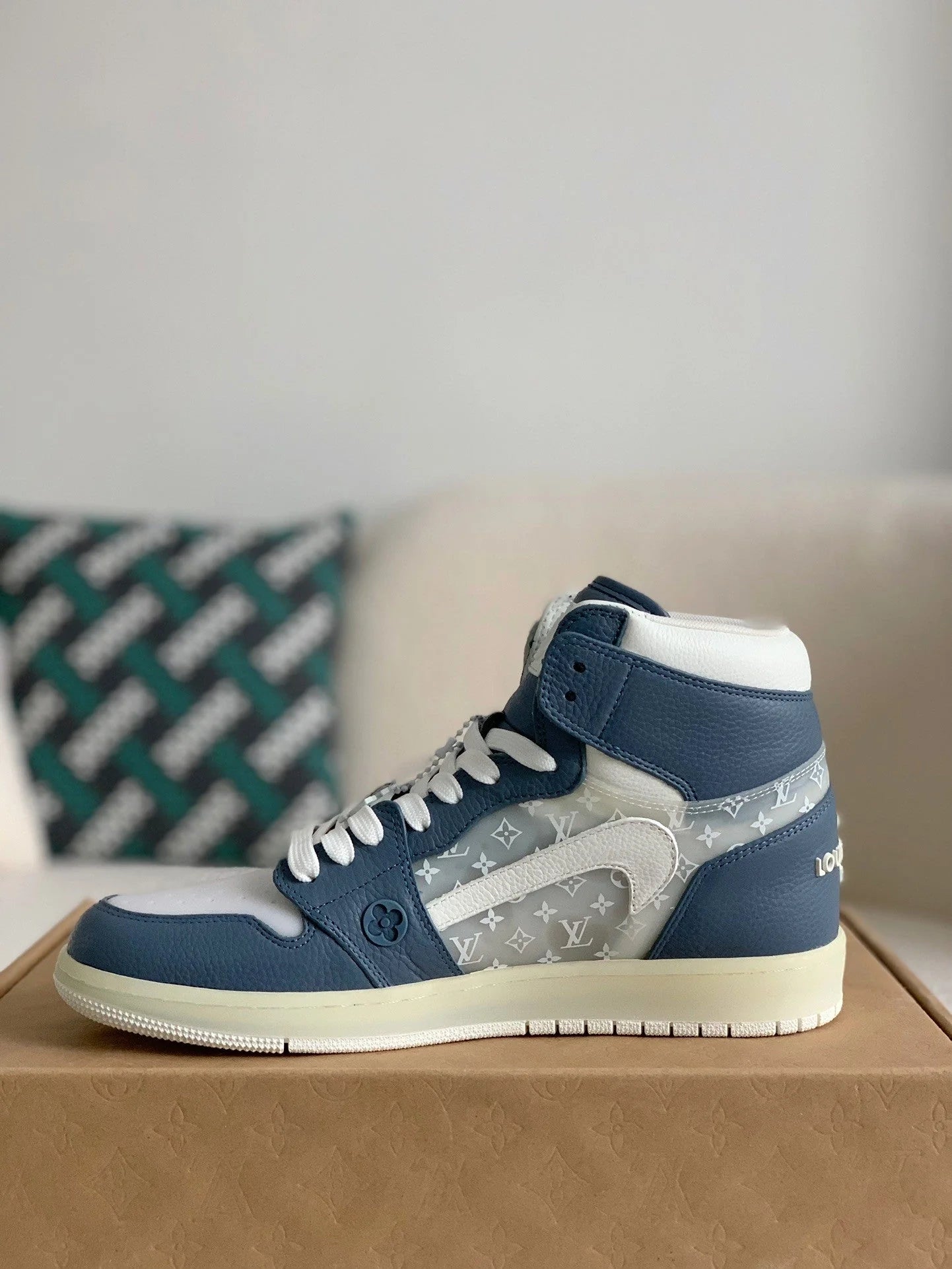 Nike Air Jordan 1 x LV Slate Blue Edition