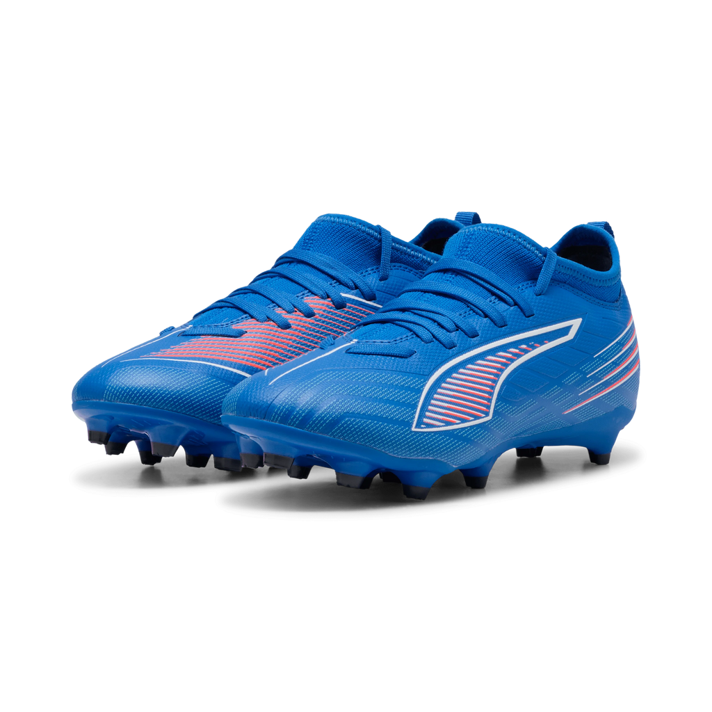 PUMA Ultra 6 Match FG AG Firm Multi Ground Kids Soccer Cleats Blue White
