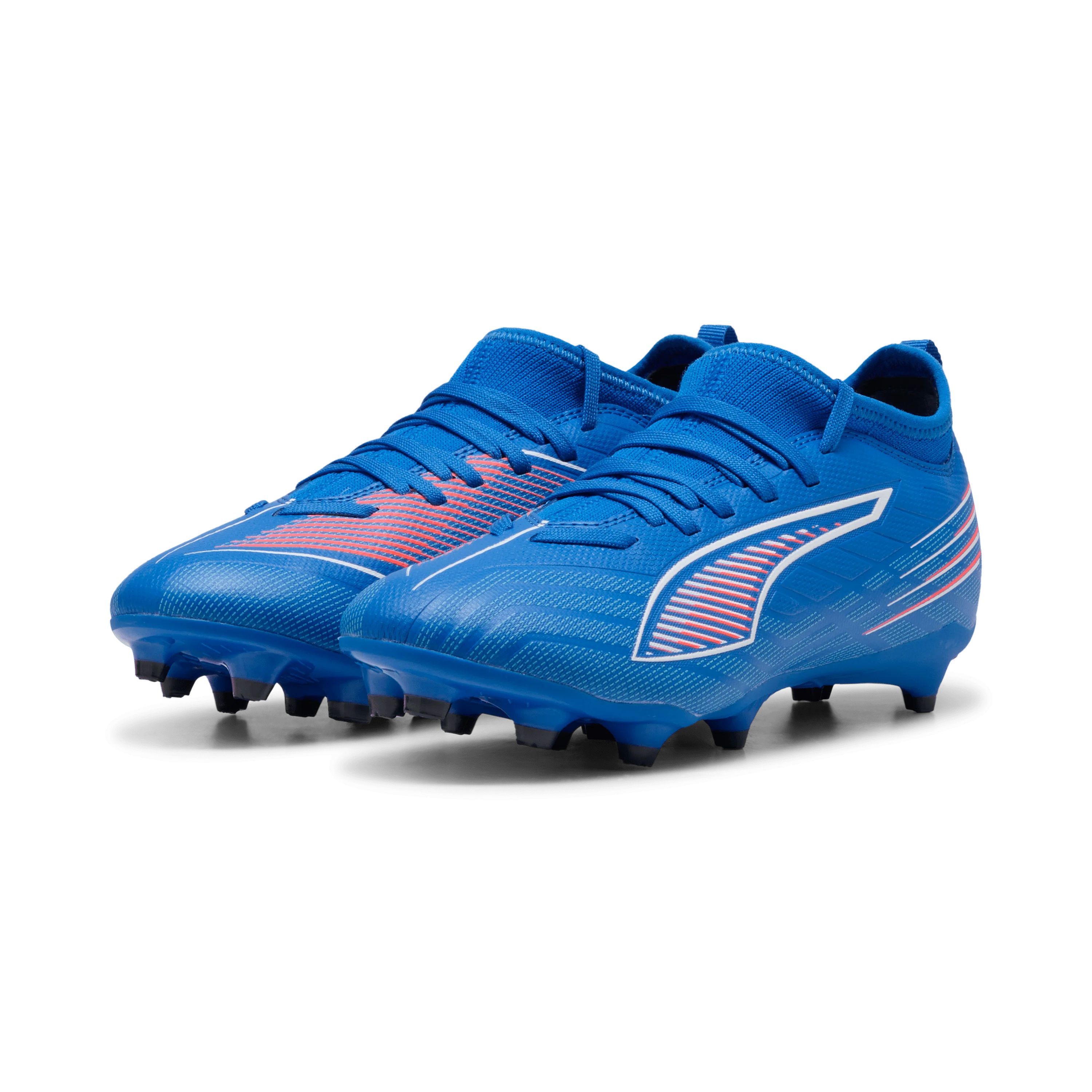 PUMA Ultra 6 Match FG AG Firm Multi Ground Kids Soccer Cleats Blue White