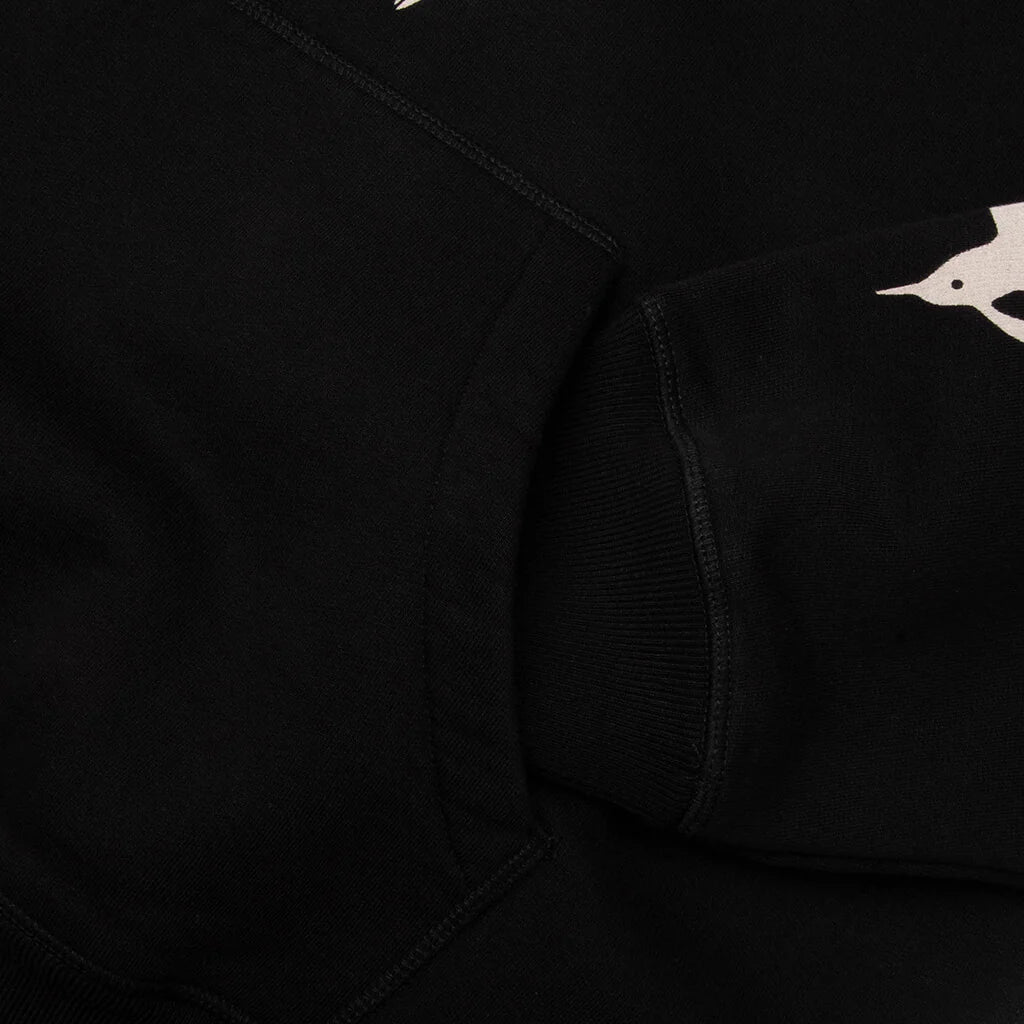 Non Grand Cafe Hooded Sweatshirt Black