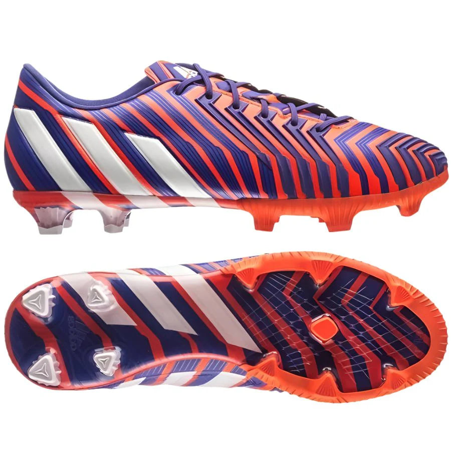 adidas Predator Instinct FG Firm Ground Soccer Cleats Solar Red White Night Flash