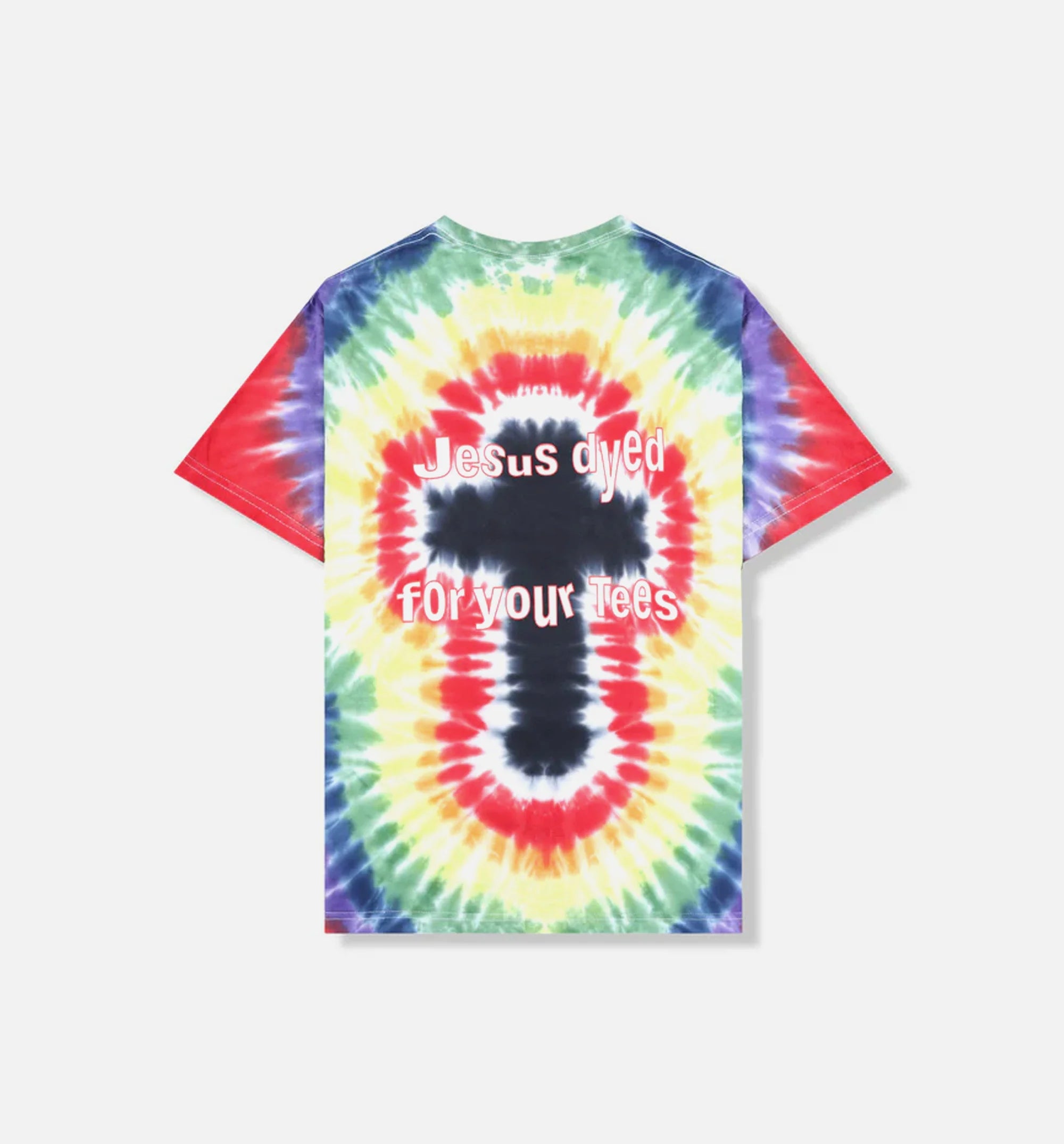 Tie Dyed Mens Short Sleeve Shirt Multi