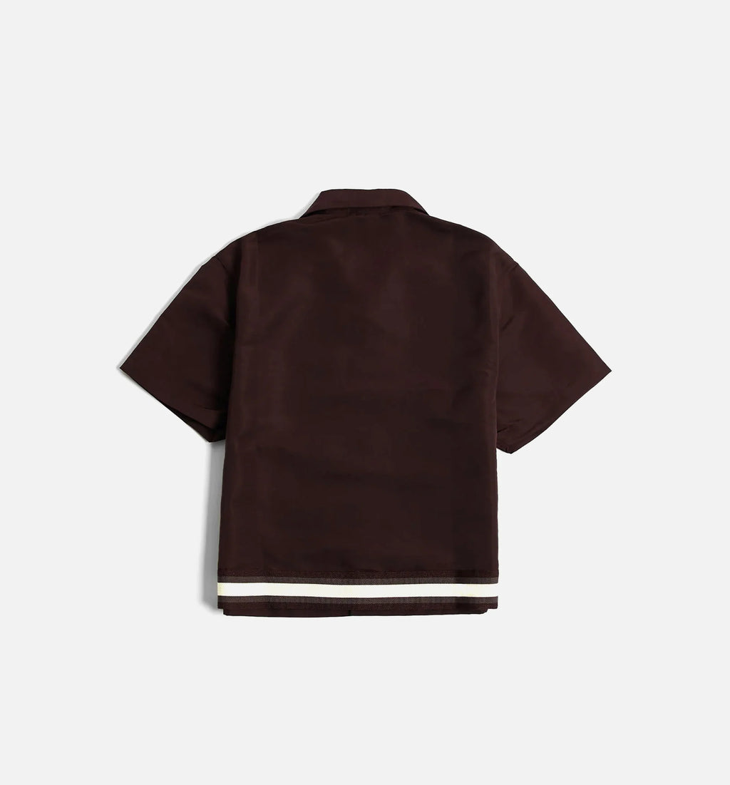 A Ma Maniére Warm Up Mens Short Sleeve Shirt Brown