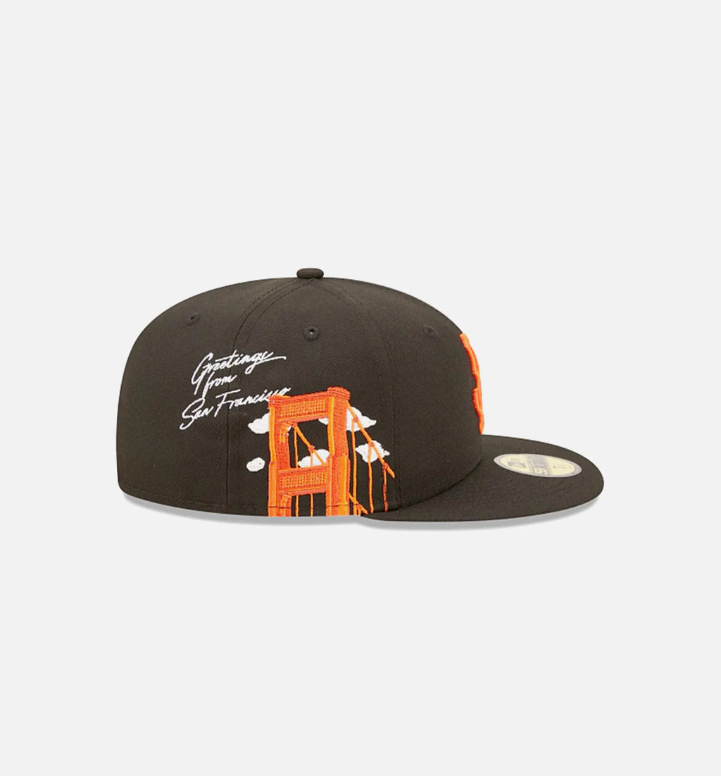 San Francisco Giants Cloud Icon 59FIFTY Fitted Cap Mens Hat Black