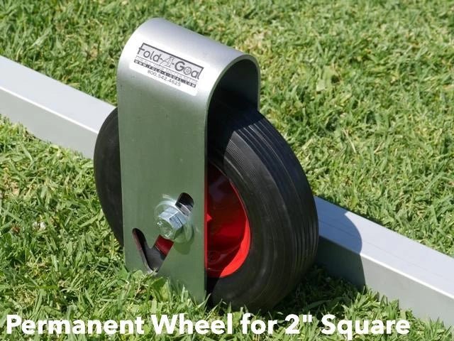 Fold A Goal Permanent Wheels for 3 PC Soccer Goals Set of 2