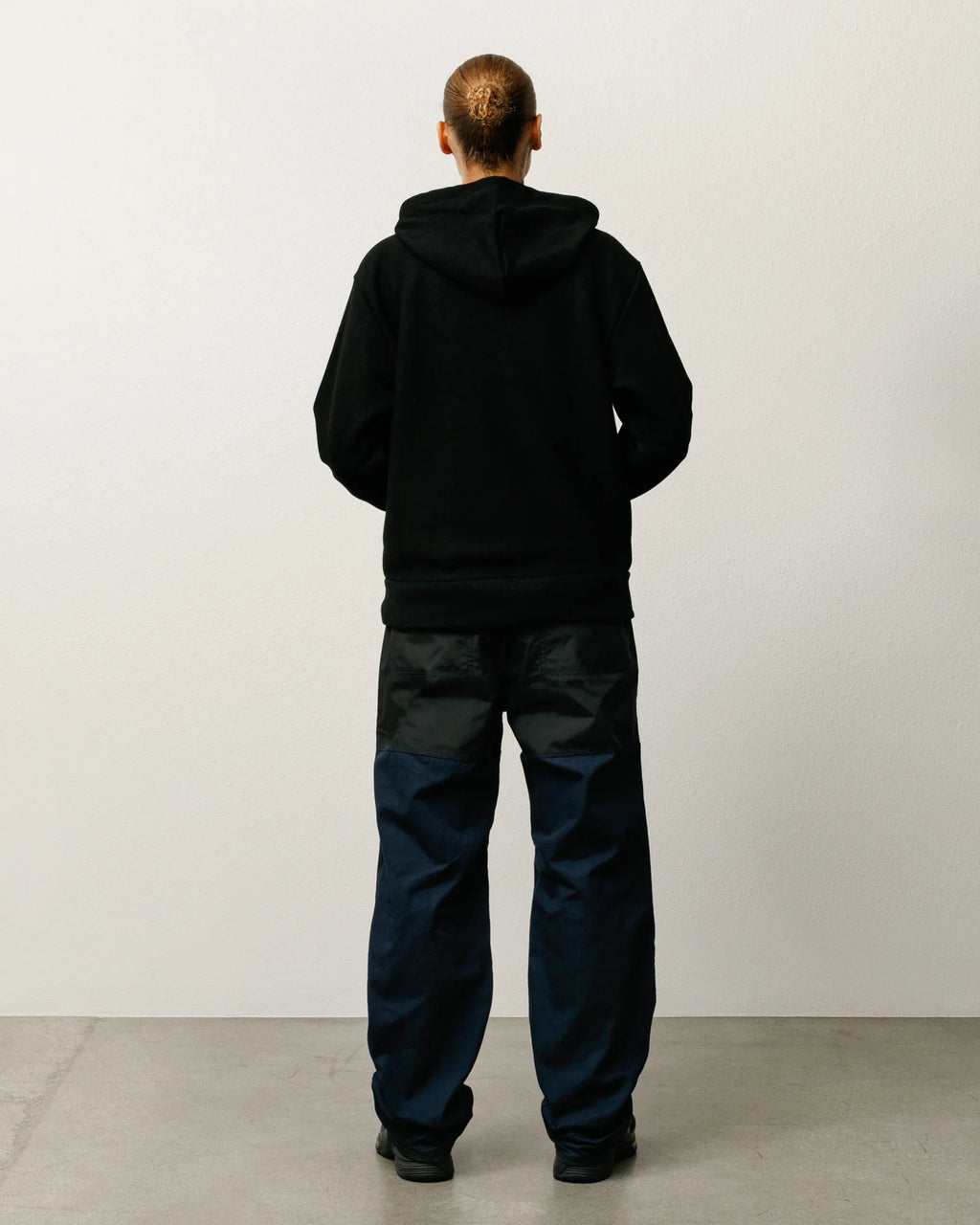 PATCH ZIP KNIT HOODIE