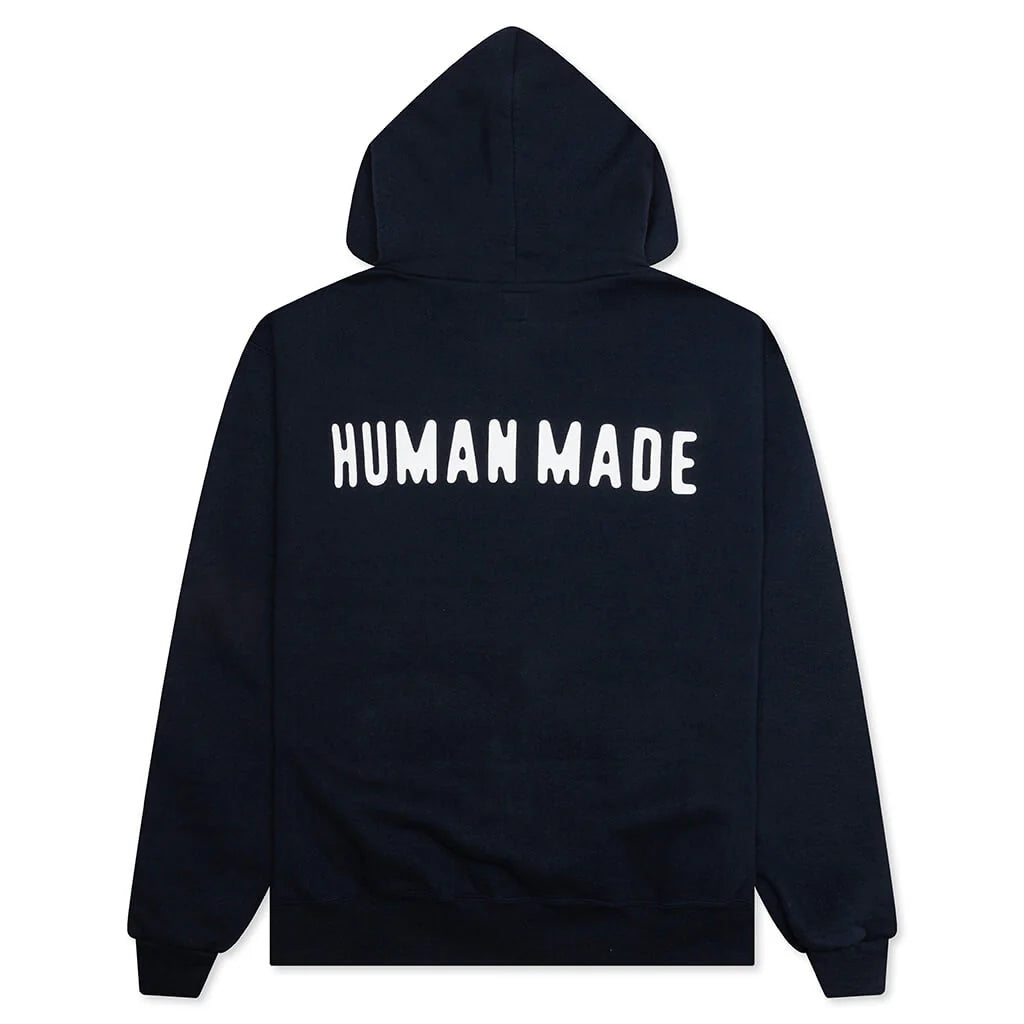 Classic Zip Up Hoodie Navy