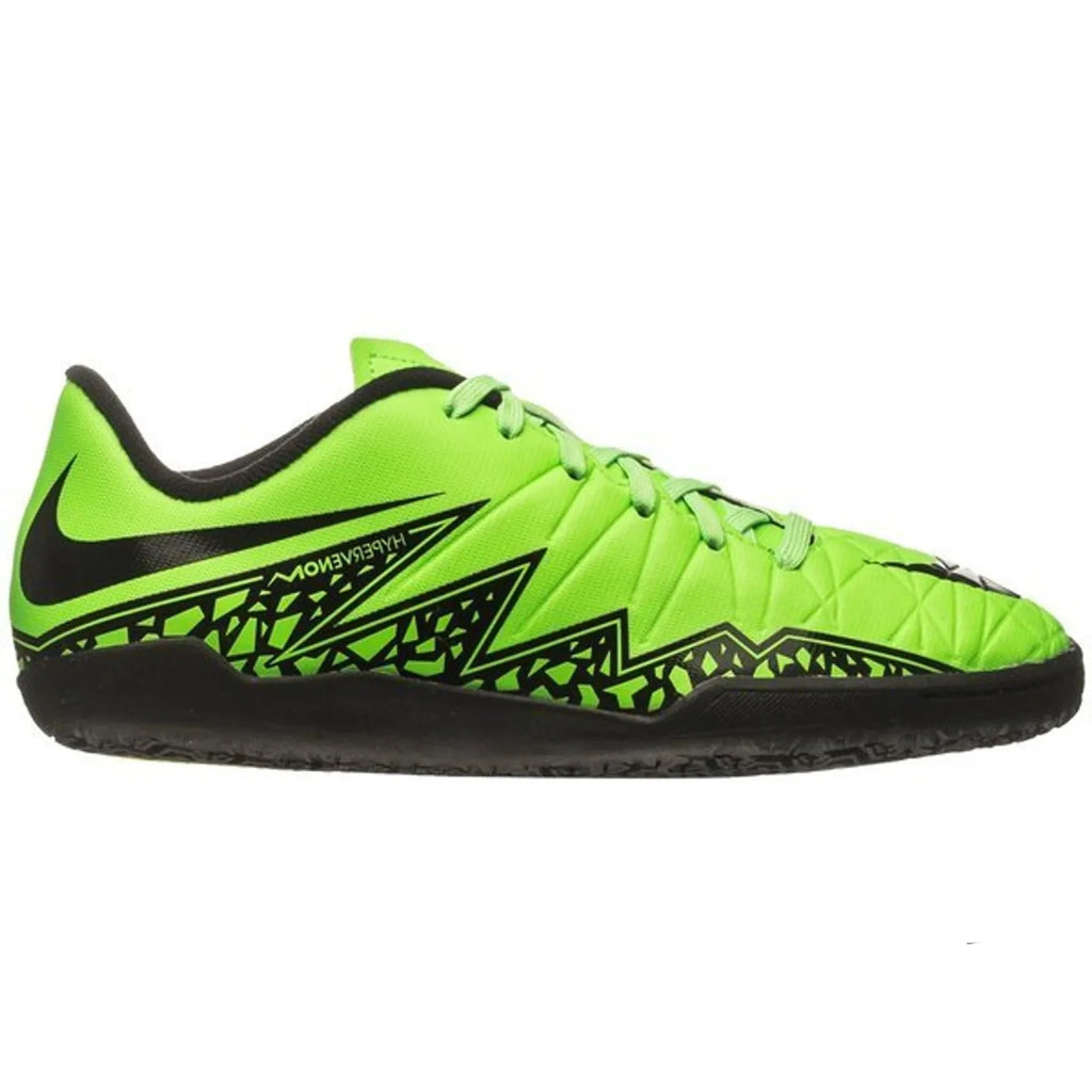 Nike JR HyperVenom Phelon II IC Indoor Shoes Green Strike Black