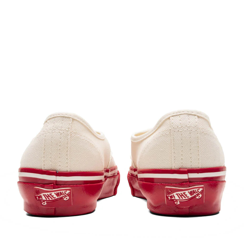 Premium Authentic Duck Canvas White Red