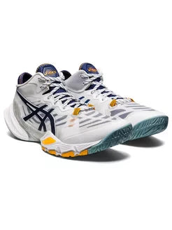 Tênis Asics Metarise 1 Branco Azul Amarelo