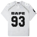 Line Camo Jacquard Relaxed Fit Football Jersey White