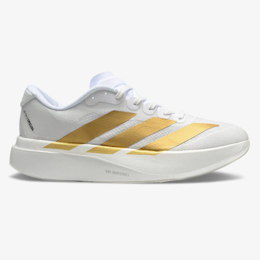 Tênis Adidas Adizero Evo SL Branco Dourado