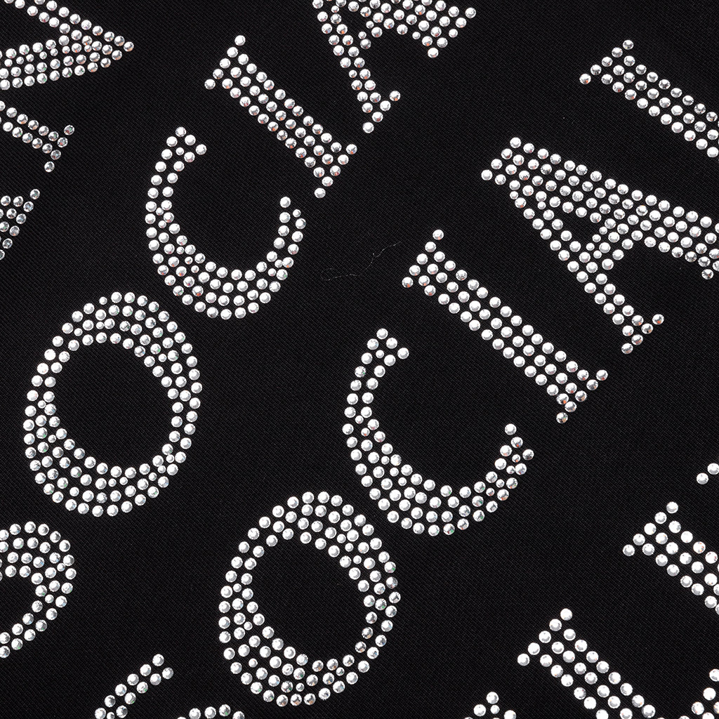 Mind Games Rhinestone Hoodie Black