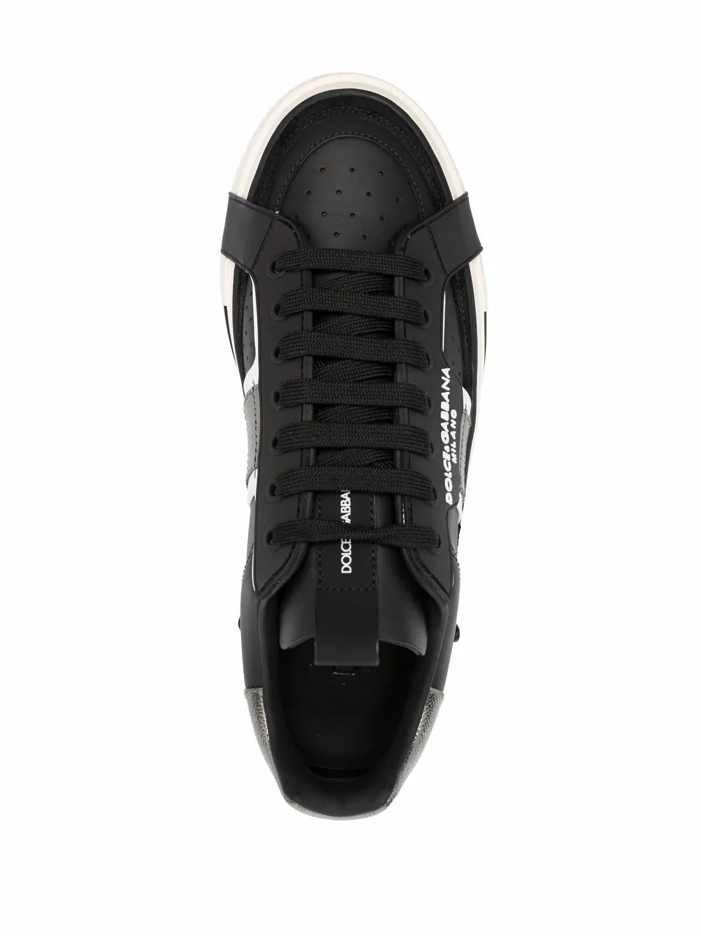 DG Calfskin 2zero Custom Sneakers With Contrasting Details