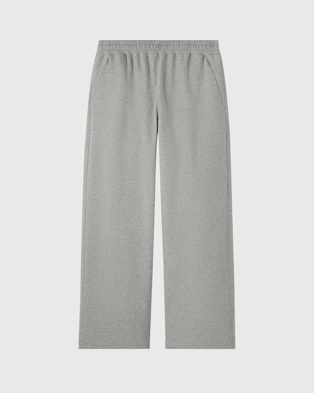 Double Knit Script Sweatpant Heather Grey
