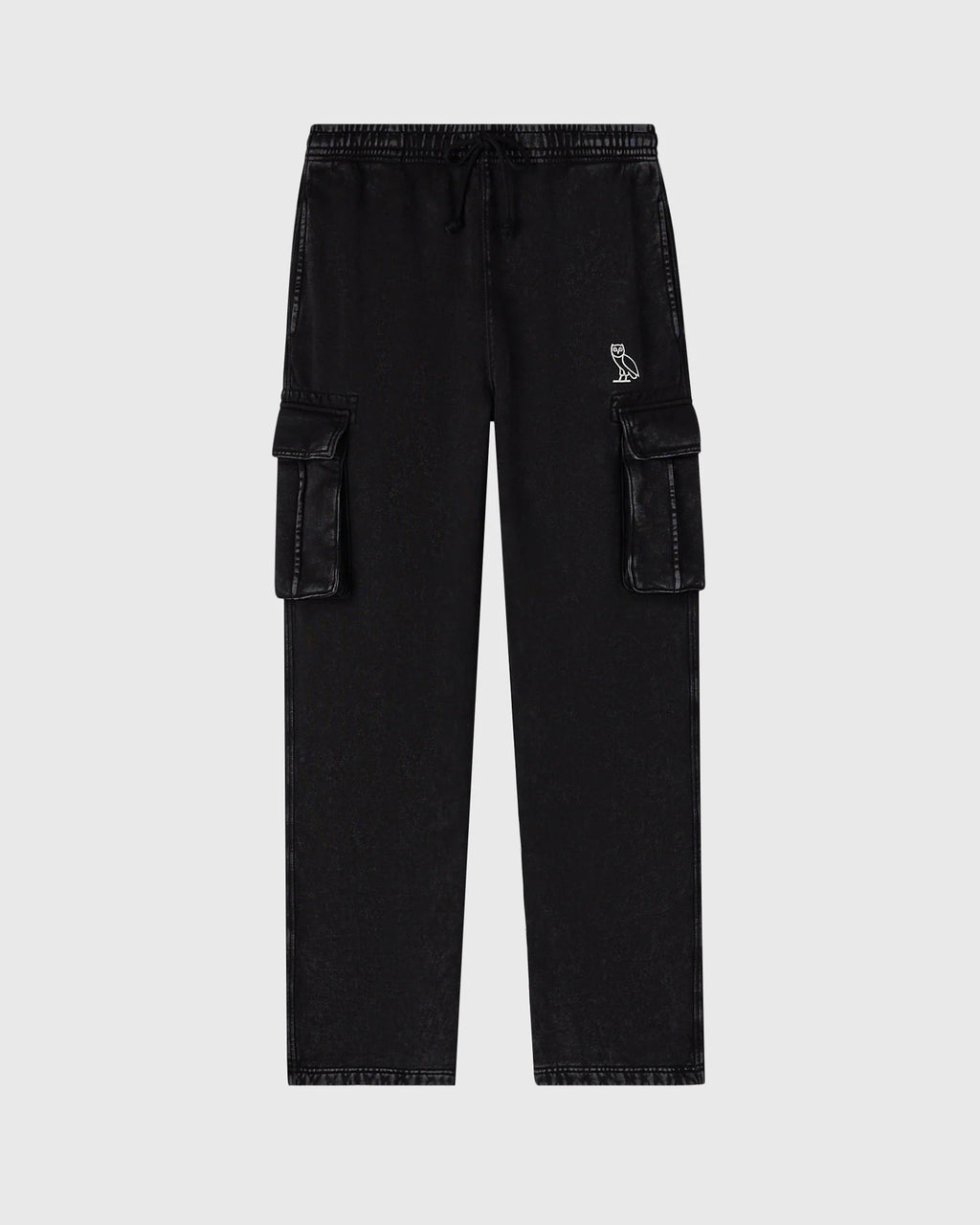 Muskoka Cargo Sweatpant Garment Dyed Black