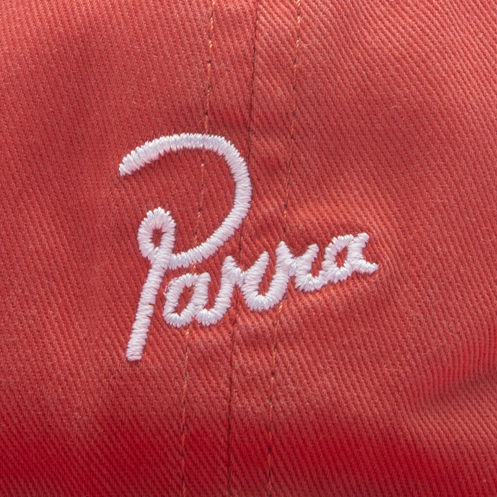 Signature 6 Panel Hat Washed Out Red