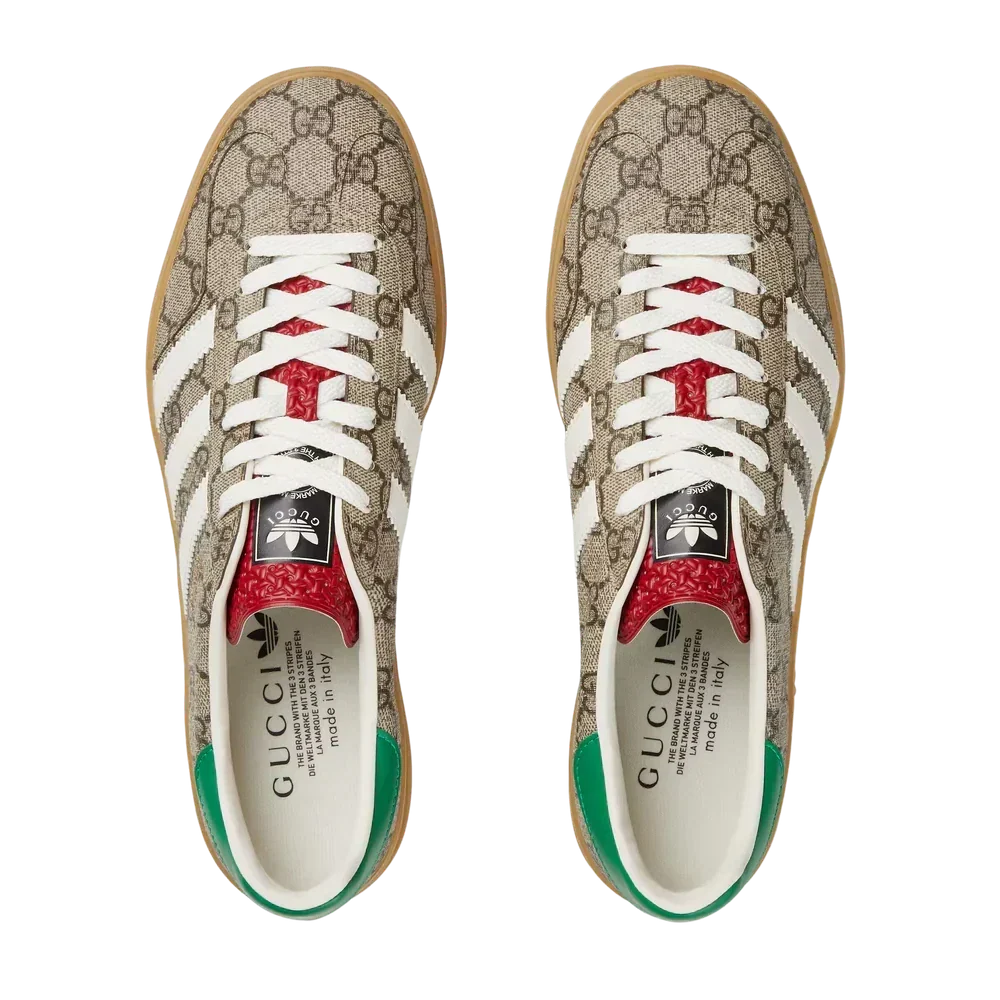 Adidas x Gucci Gazelle Beige GG Monogram