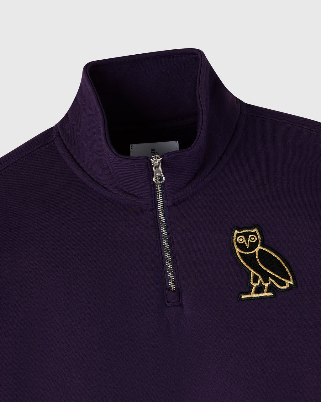 Signature Quarter Zip Mockneck Rich Plum