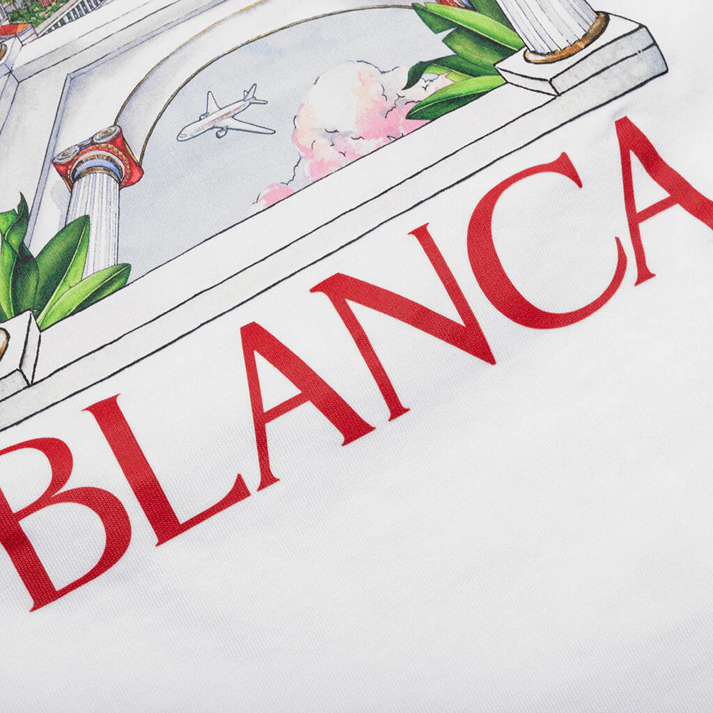 Le Passage Printed T Shirt White