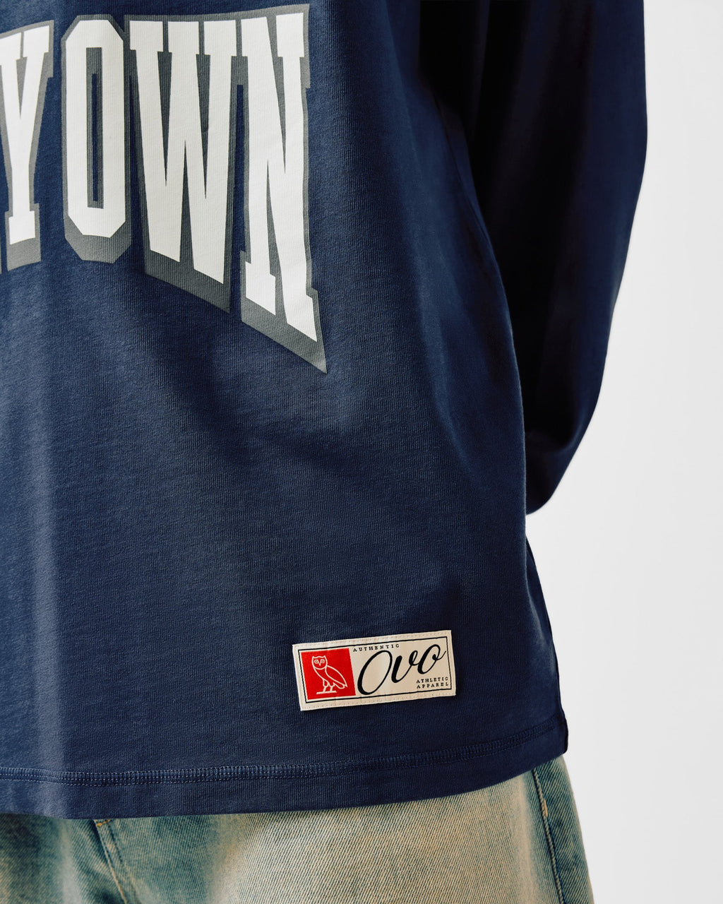 Heritage Long Sleeve Football Tee Black