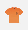 Fishing Club Mens Short Sleeve Shirt Orange